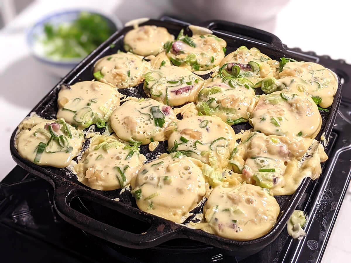 Takoyaki cuisson